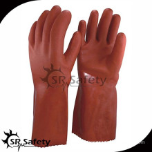 SRSAFETY Orange pvc gloves